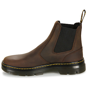 Stivaletti uomini Dr. Martens Embury Leather Gaucho Crazy Horse Marrone