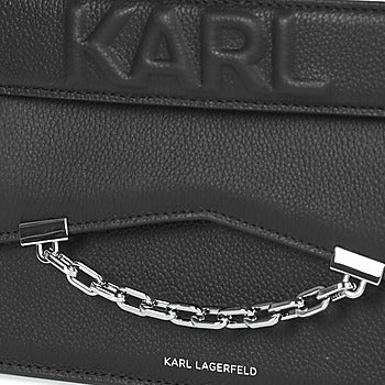 Borsette donne Karl Lagerfeld  K/SEVEN GRAINY CB  Nero