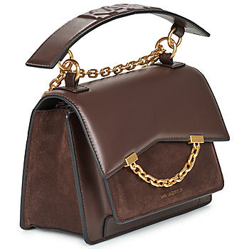 Borsa a tracolla donne Karl Lagerfeld  K/SEVEN GRAINY SP SB SUEDE  Marrone