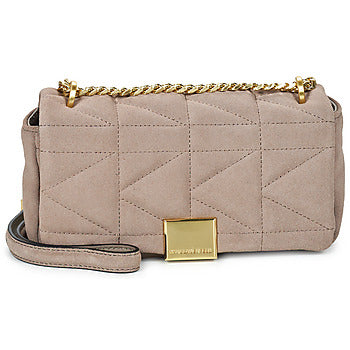 Borsa a tracolla donne Karl Lagerfeld  K/KUILT SP SM CROSSBODY NUBUCK  Beige