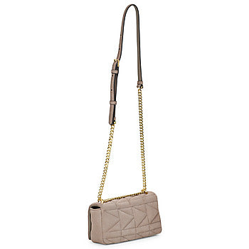 Borsa a tracolla donne Karl Lagerfeld  K/KUILT SP SM CROSSBODY NUBUCK  Beige