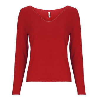 Maglione donne Only  ONLHANNA   Rosso