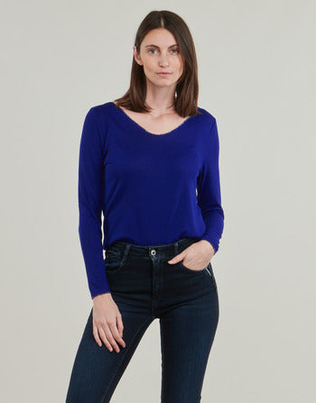 Maglione donne Only  ONLHANNA   Blu