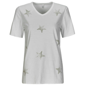 T-shirt donne Only  ONLLUCY   Bianco