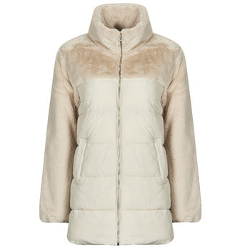 Piumino donne Only  ONLWANJA FUR PUFFER MIX COAT CC OTW  Beige