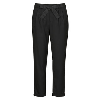 Pantalone Chino donne Only  ONLRITA LOOSE CHECK LYREX BELT PANT TLR  Nero