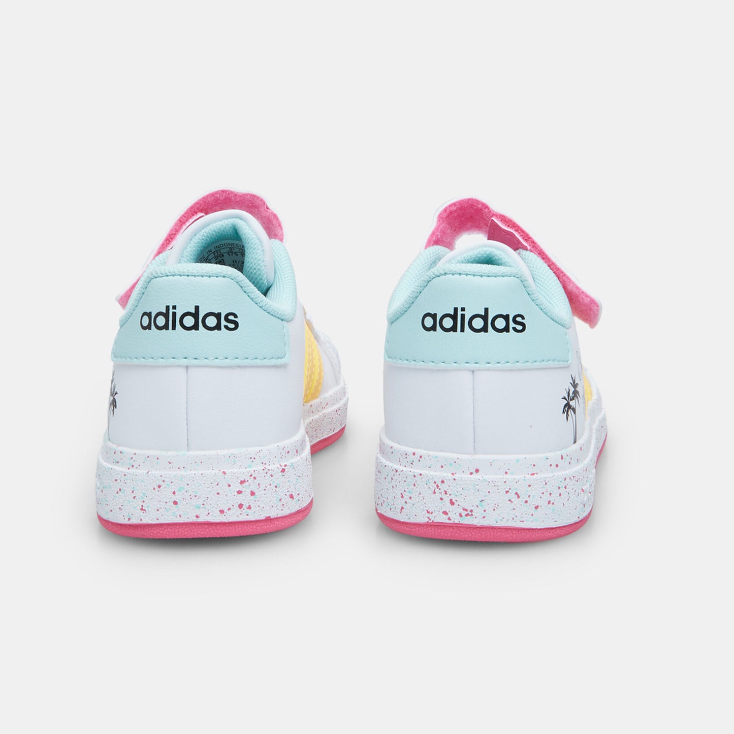 Adidas Grand Court Minnie EL K, Sneaker Bambini - Bianco, Giallo