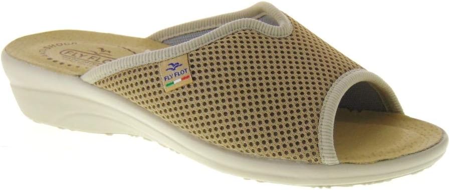 Fly Flot T4 429 FE, Pantofole Adulto - Beige, Blu