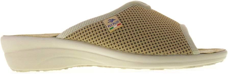 Fly Flot T4 429 FE, Pantofole Adulto - Beige, Blu