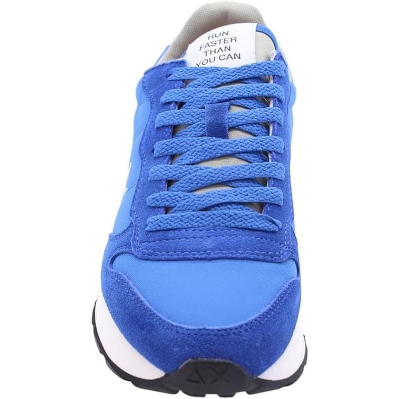 SUN68 Sneaker Running Tom Solid Suede/Nylon Royal Blu US24SU17 Z34101