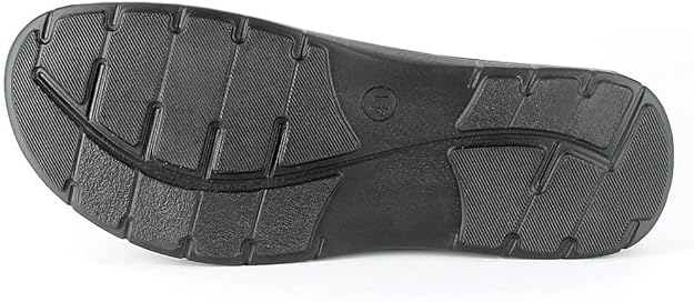 inblu Pantofole Uomo in Velluto, Ciabatte con Sottopiede Ergonomico in Vera Pelle, 40/46