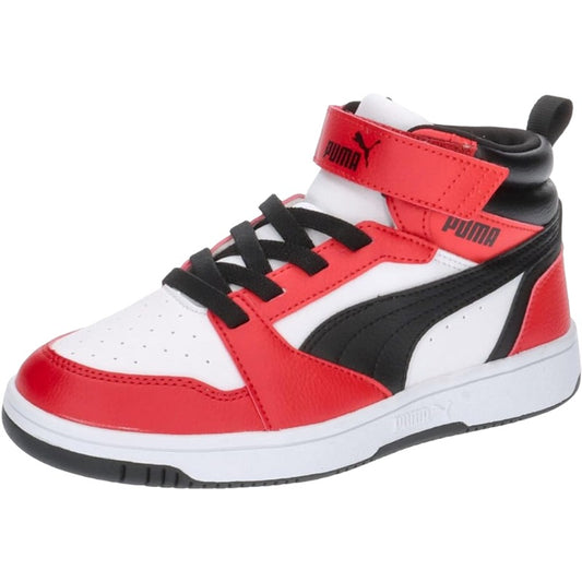 PUMA Rimbalzo V6 Mid AC+ PS, Scarpe da Ginnastica Unisex-Bambini e Ragazzi