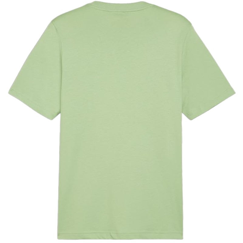 PUMA T-Shirt Essentials+ Two-Colour Small Logo da Uomo S Pure Verde