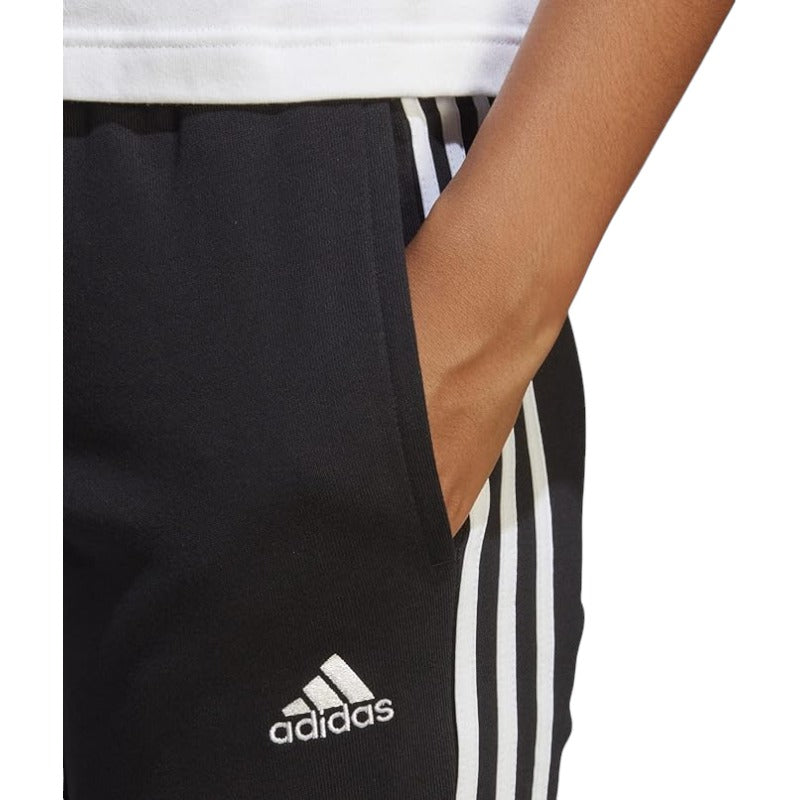 adidas Essentials 3-Stripes Pantaloni da allenmento, Black/White