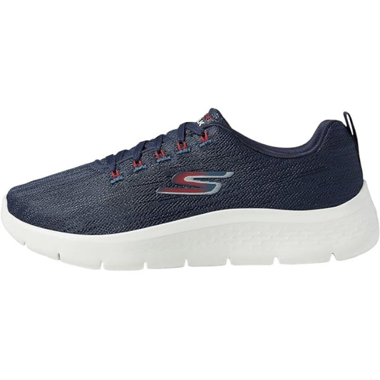 Skechers 216481 Nvrd, Scarpe da Ginnastica Uomo, Navy Textile Red Trim