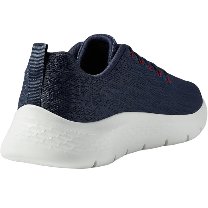 Skechers 216481 Nvrd, Scarpe da Ginnastica Uomo, Navy Textile Red Trim