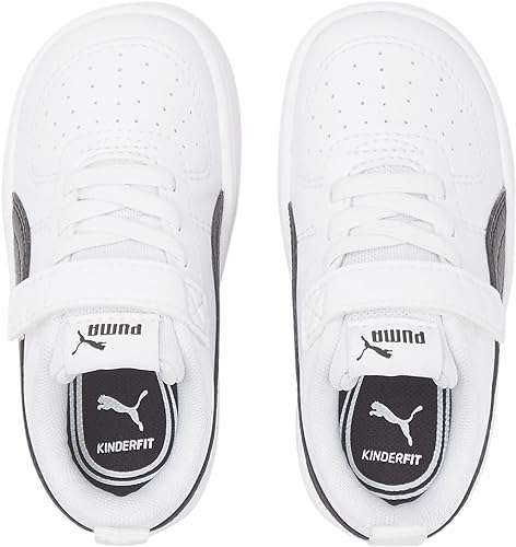 PUMA Rickie AC Inf, Scarpe da Ginnastica Unisex-Bambini e Ragazzi, Bianco / Blu