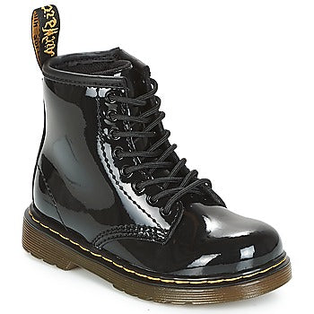 Stivaletti bambini ragazza Dr. Martens 1460 PATENT CADET Nero