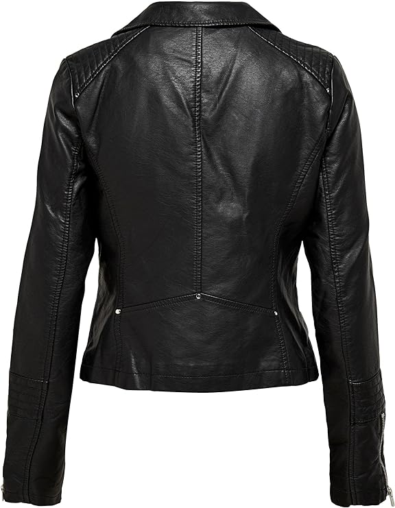 ONLGEMMA FAUX LEATHER BIKER OTW NOOS