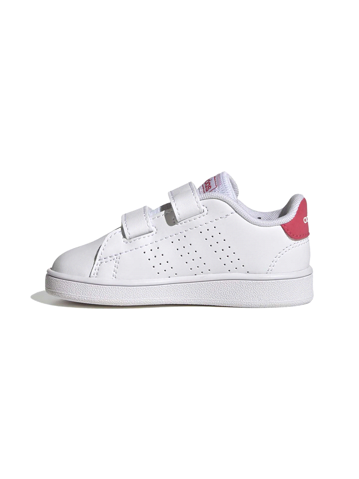 Adidas Advantage CF I,Sneaker Bambine - Bianco e Rosa