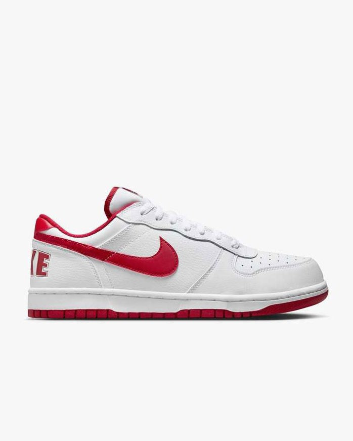 NIKE Big Nike Low, Sneaker Uomo - Bianco/Rosso