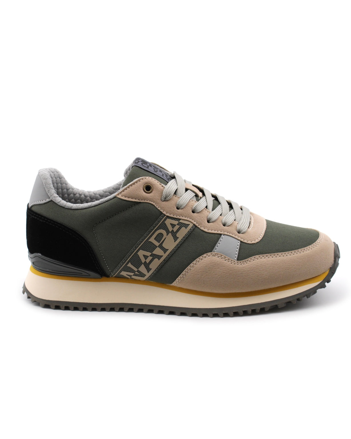 Napapijri Sneaker Cosmos, Scarpe Tempo Libero Uomo - Verde, Navy, Grigio