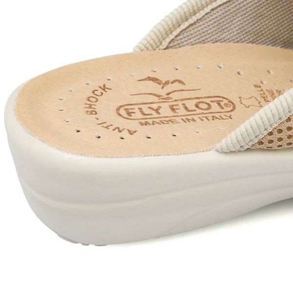 Fly Flot T4 368 FE, Pantofole Adulto - Beige, Blu