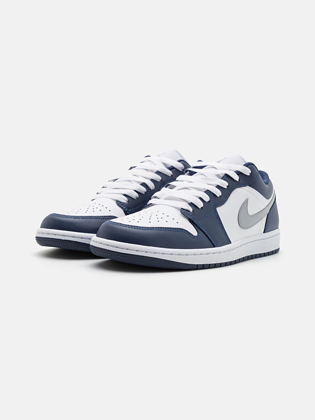 Jordan 1 Low Midnight Navy Wolf Grey (GS)