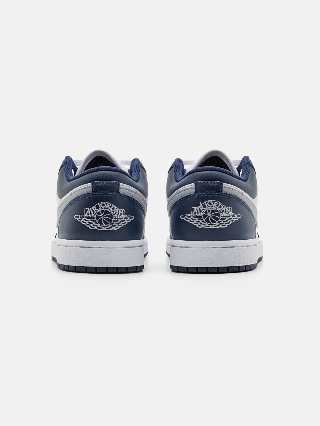 Jordan 1 Low Midnight Navy Wolf Grey (GS)