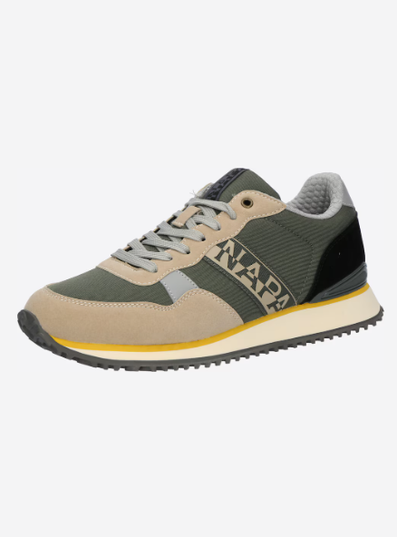 Napapijri Sneaker Cosmos, Scarpe Tempo Libero Uomo - Verde, Navy, Grigio