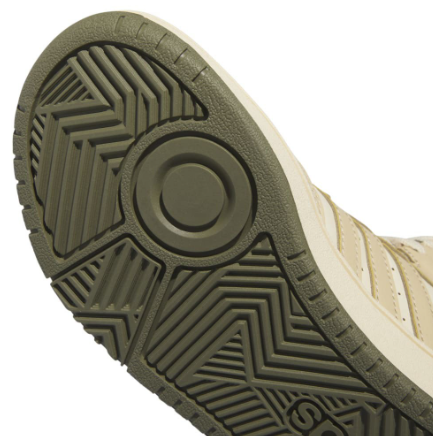 Adidas Hoops Mid 3.0 K, Scarpa Alta Da Ginnastica - Beige e Verde