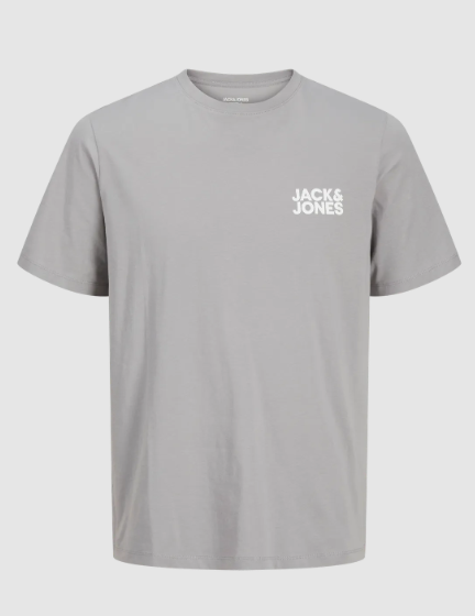 JACK & JONES JJECORP LOGO TEE SS O-NECK NOOS, T-shirt Uomo - Nero, Grigio