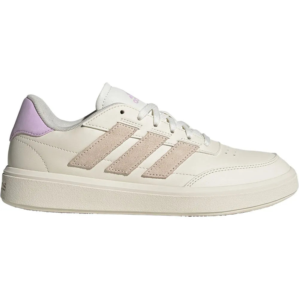 Adidas Courtblock, Sneaker Donna - Bianco, Rosa / Rosa Cipria, Metallico