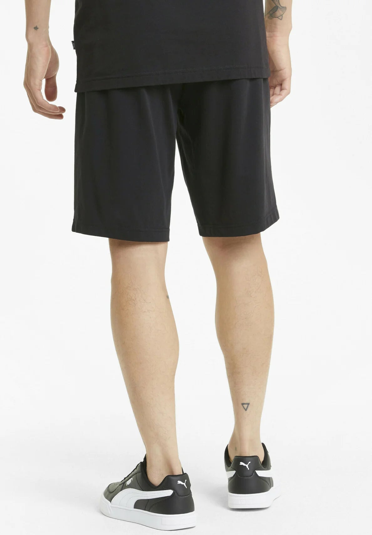 Puma ESS Jersey Shorts peacoat, Pantaloncini Uomo - Nero e Blu