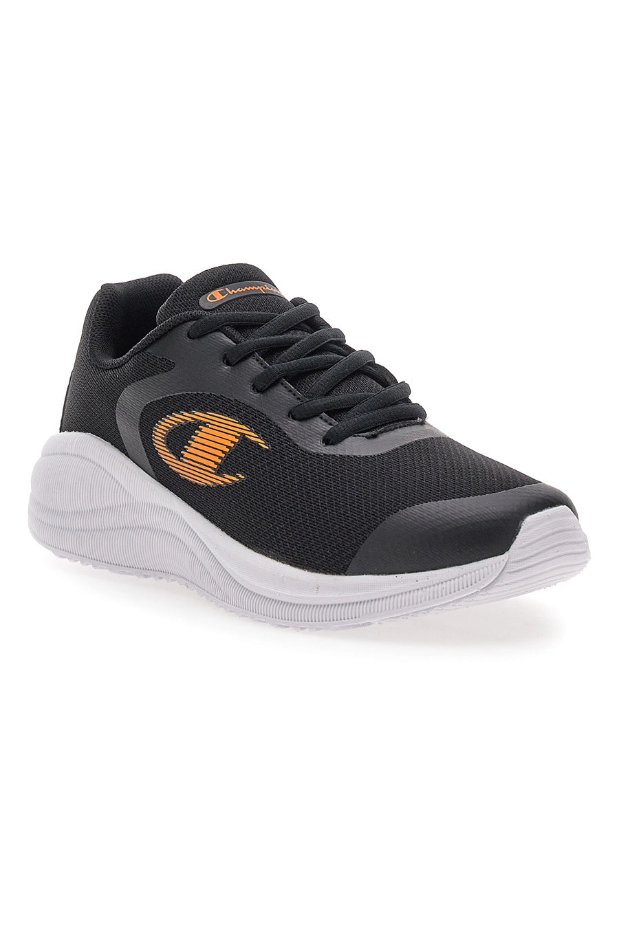 Champion Syphon Engage Mesh B GS, Scarpe Da Ginnastica Unisex Ragazzo - Nero/Rosso