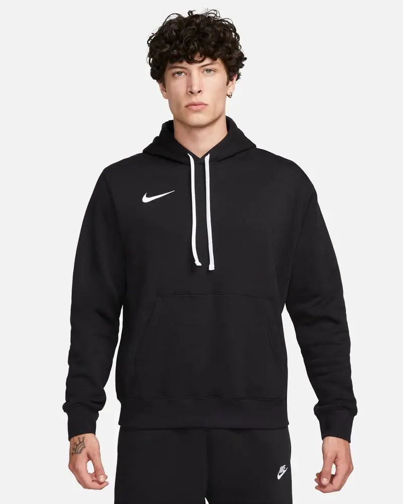 Nike CW6894, Felpa Da Uomo Con Logo Ricamato - Nero, Bianco, Verde