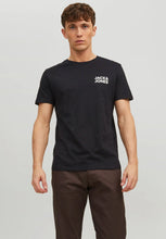 Upload the image to the Gallery viewer,JACK &amp; JONES JJECORP LOGO TEE SS O-NECK NOOS, T-shirt Uomo - Nero
