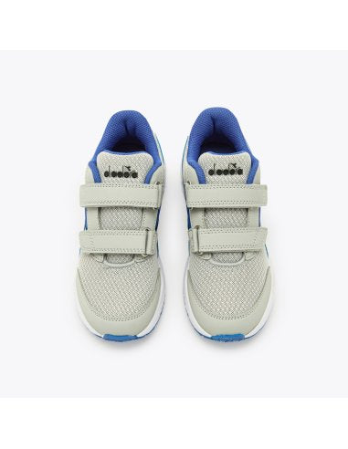 Diadora FALCON 3 JR V, Scarpe da Ginnastica Bambini - Grigio, Blu