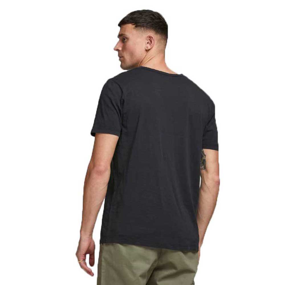 JACK & JONES JJESPLIT NECK TEE SS NOOS, T-shirt Uomo - Blu, Verde, Nero