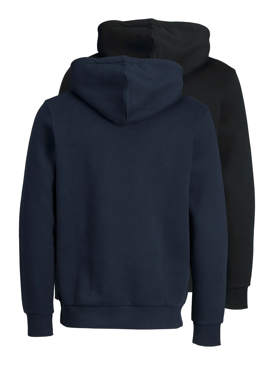 JACK & JONES, JJECORP LOGO SWEAT HOOD 2PK MP NOOS, 2 Felpe Uomo -  Nero e Blu