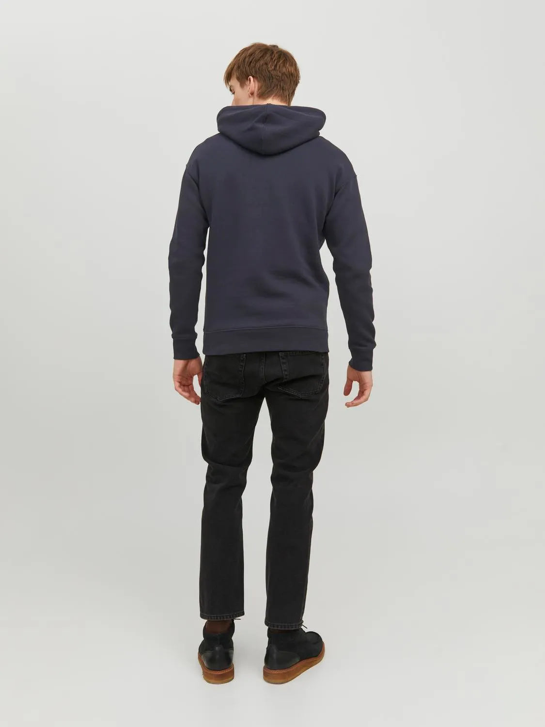 JACK & JONES, JJESTAR JJ SWEAT HOOD NOOS, Felpa Uomo - Beige / Navy