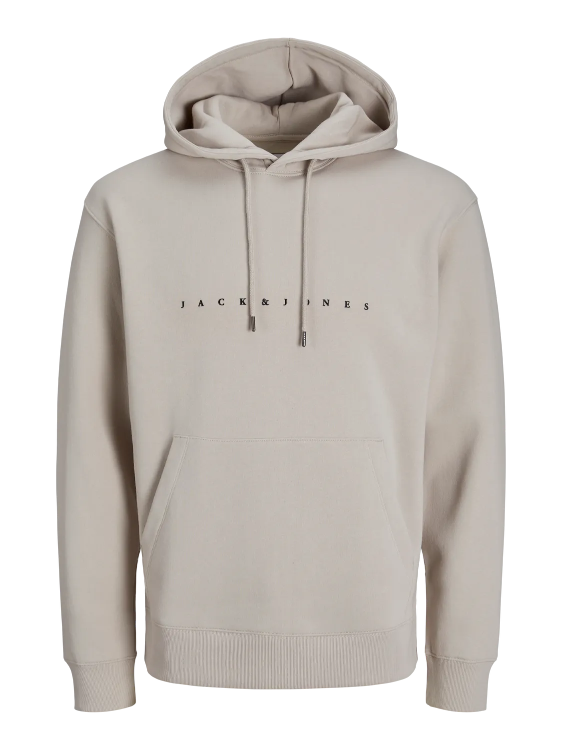 JACK & JONES, JJESTAR JJ SWEAT HOOD NOOS, Felpa Uomo - Beige / Navy