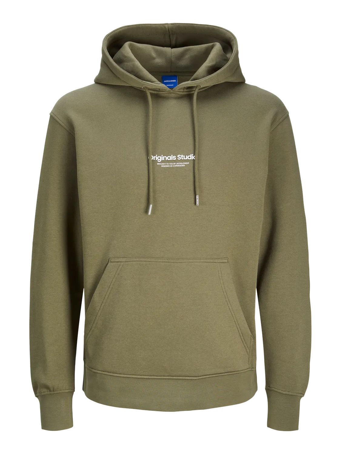 JACK & JONES, JORVESTERBRO SWEAT HOOD NOOS, Felpa Uomo - Nero, Verde