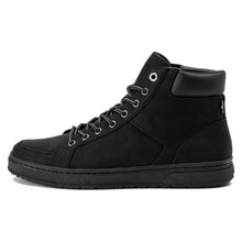 Upload the image to the Gallery viewer,Levi&#39;s Sneakers Piper Mid, Sneaker Da Uomo - Full Black
