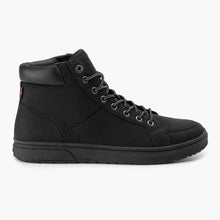 Upload the image to the Gallery viewer,Levi&#39;s Sneakers Piper Mid, Sneaker Da Uomo - Full Black
