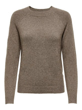 Carica l&#39;immagine nel visualizzatore di Gallery, Only, ONLRICA LIFE L/S PULLOVER KNT NOOS - Nero, Beige
