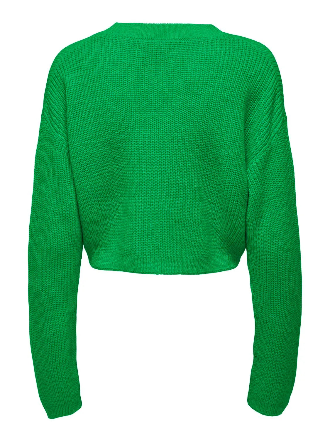 Only, ONLMALAVI L/S CROPPED PULLOVER KNT NOOS - Verde