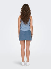 Carica l&#39;immagine nel visualizzatore di Gallery, Only, ONLLECEY SL KNOT SINGLET NOOS WVN - Celeste
