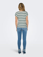 Upload the image to the Gallery viewer,Only, ONLLIRA LIFE S/S V-NECK TOP JRS NOOS - Verde, Celeste
