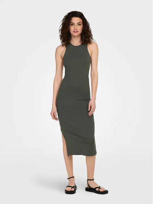 Only, ONLBELFAST S /L MIDI DRESS JRS NOOS